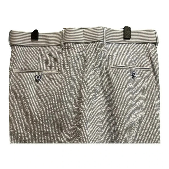 Peter Christian Blue‎ Striped Seersucker Suit Pants 36x30 - Picture 3 of 5